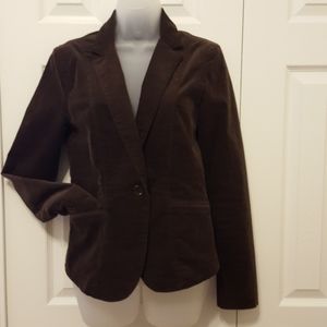 C K choc brown  jacket S